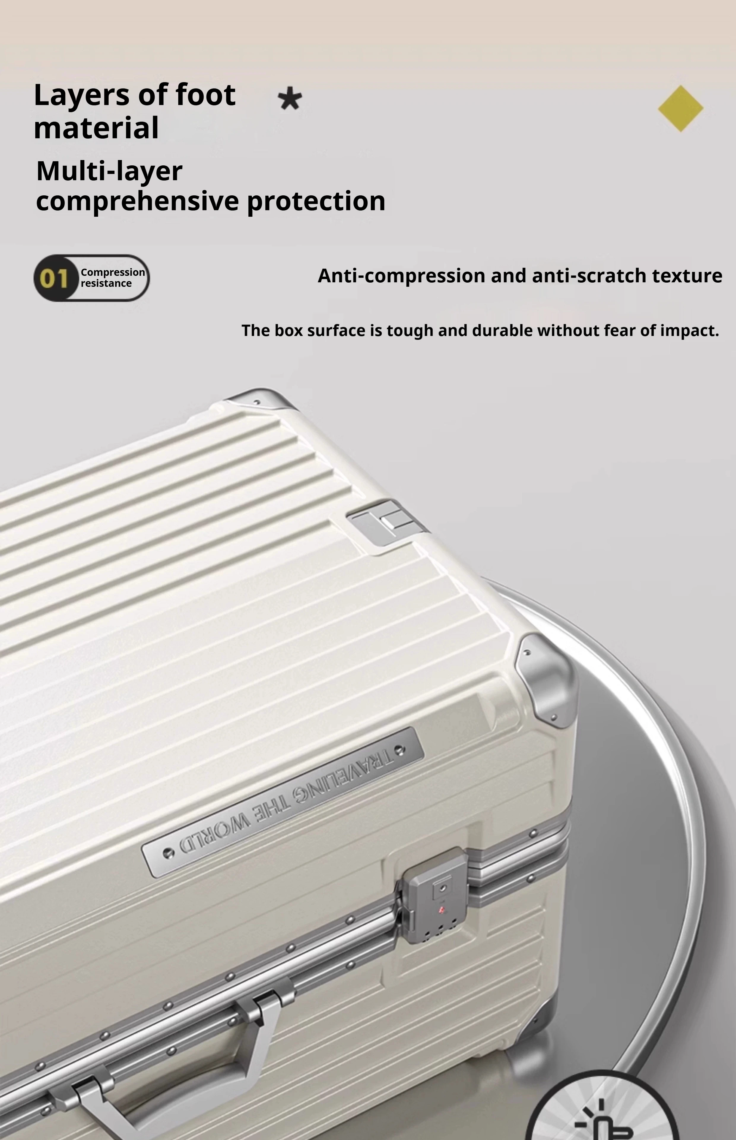 2025 New Suitcase Large Capacity Travel Password Box Registration Box 20/24/26/28/30-inch Trolley Box Men's And Women's Suitcase