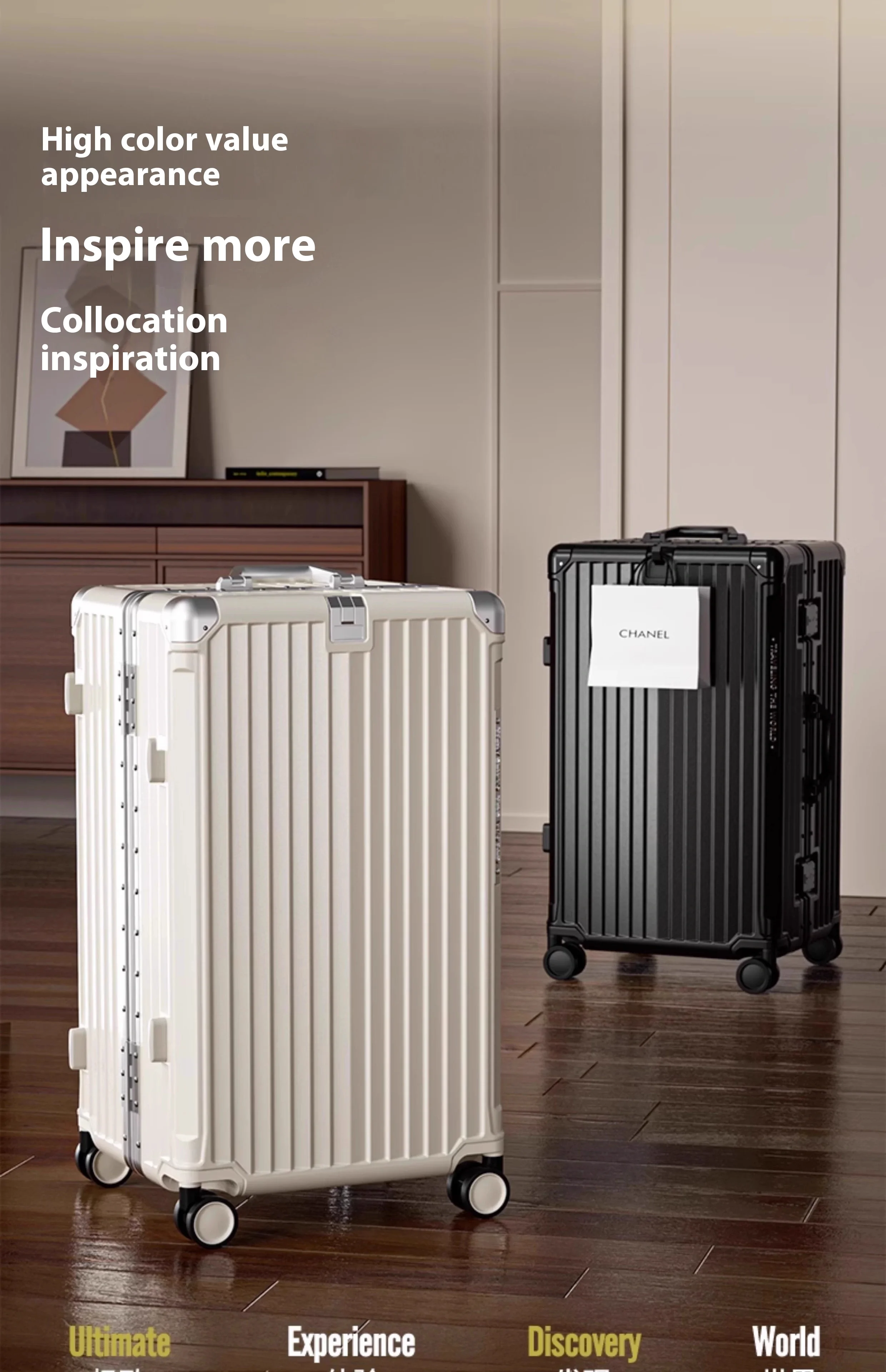 2025 New Suitcase Large Capacity Travel Password Box Registration Box 20/24/26/28/30-inch Trolley Box Men's And Women's Suitcase