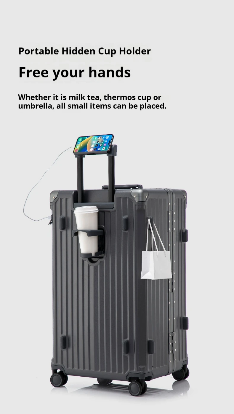 2025 New Suitcase Large Capacity Travel Password Box Registration Box 20/24/26/28/30-inch Trolley Box Men's And Women's Suitcase