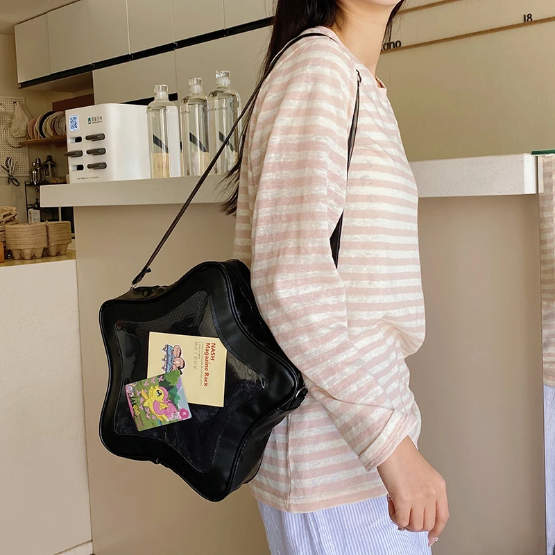 Original Cute Kawaii Ita Bag Anime Five Pointed Star Two-dimensional Crossbody Bag Street Fashion Ulzzang Shoulder Bag for Girls