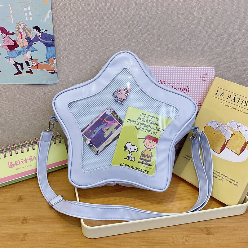 Original Cute Kawaii Ita Bag Anime Five Pointed Star Two-dimensional Crossbody Bag Street Fashion Ulzzang Shoulder Bag for Girls