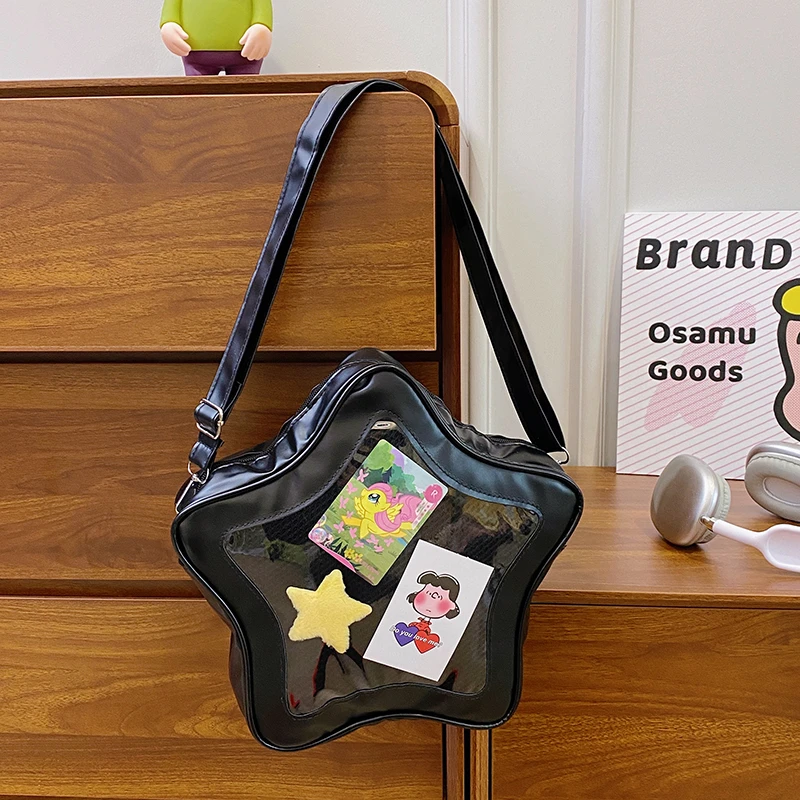 Original Cute Kawaii Ita Bag Anime Five Pointed Star Two-dimensional Crossbody Bag Street Fashion Ulzzang Shoulder Bag for Girls