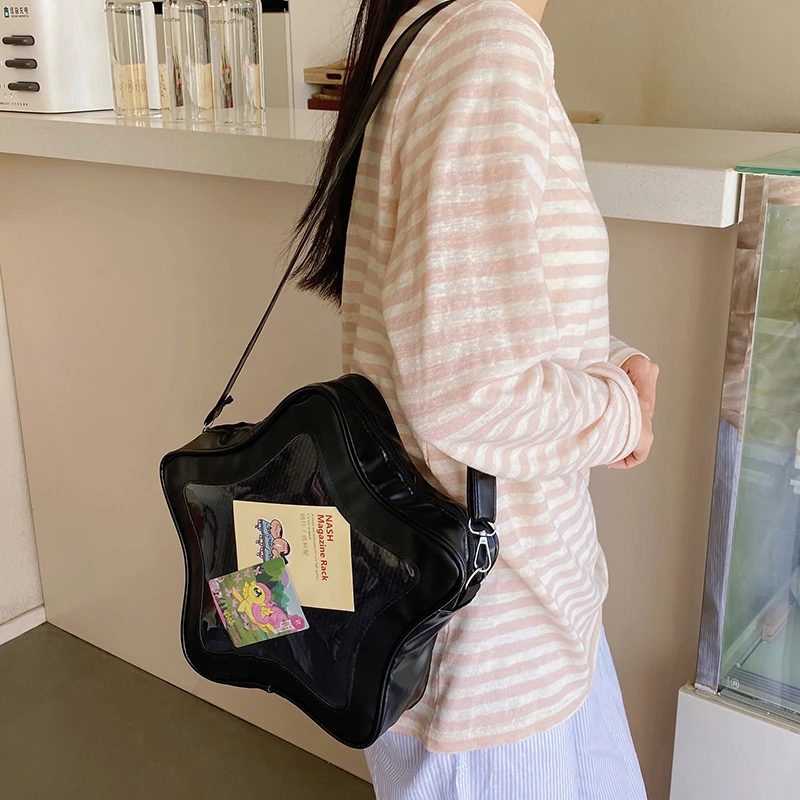 Original Cute Kawaii Ita Bag Anime Five Pointed Star Two-dimensional Crossbody Bag Street Fashion Ulzzang Shoulder Bag for Girls