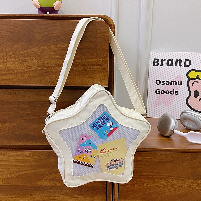 Original Cute Kawaii Ita Bag Anime Five Pointed Star Two-dimensional Crossbody Bag Street Fashion Ulzzang Shoulder Bag for Girls