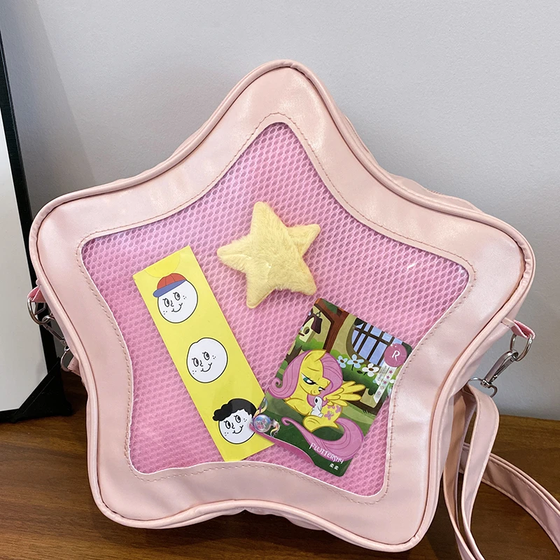 Original Cute Kawaii Ita Bag Anime Five Pointed Star Two-dimensional Crossbody Bag Street Fashion Ulzzang Shoulder Bag for Girls