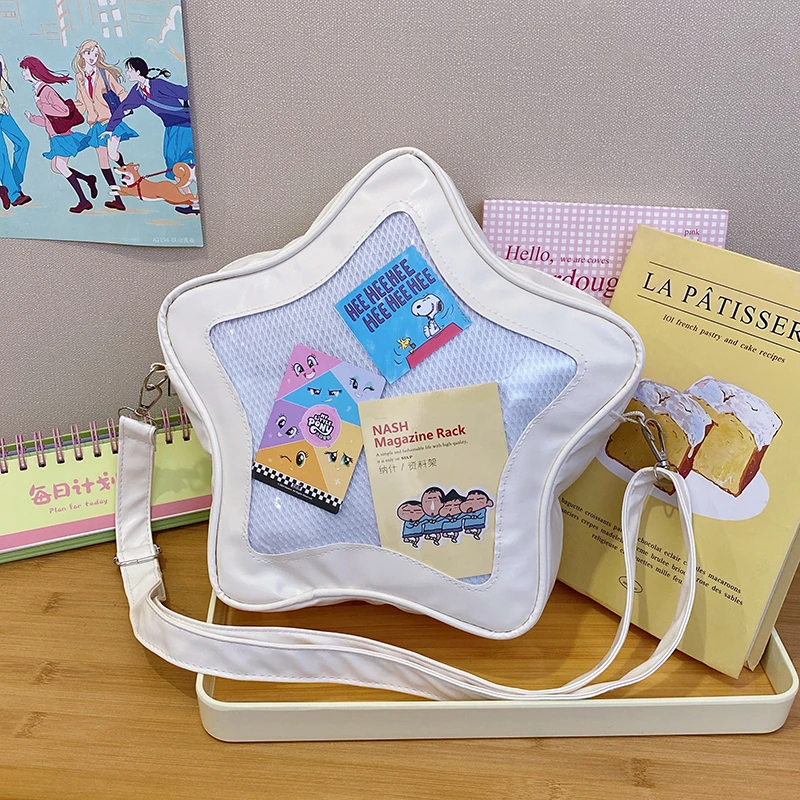 Original Cute Kawaii Ita Bag Anime Five Pointed Star Two-dimensional Crossbody Bag Street Fashion Ulzzang Shoulder Bag for Girls