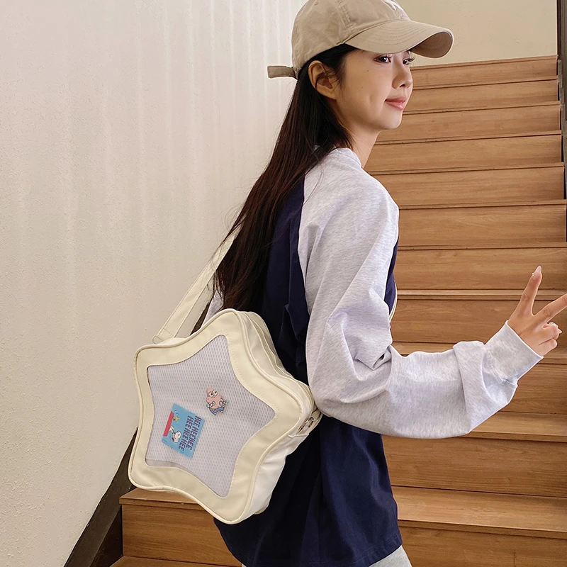 Original Cute Kawaii Ita Bag Anime Five Pointed Star Two-dimensional Crossbody Bag Street Fashion Ulzzang Shoulder Bag for Girls