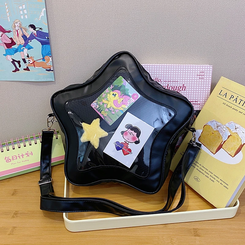 Original Cute Kawaii Ita Bag Anime Five Pointed Star Two-dimensional Crossbody Bag Street Fashion Ulzzang Shoulder Bag for Girls