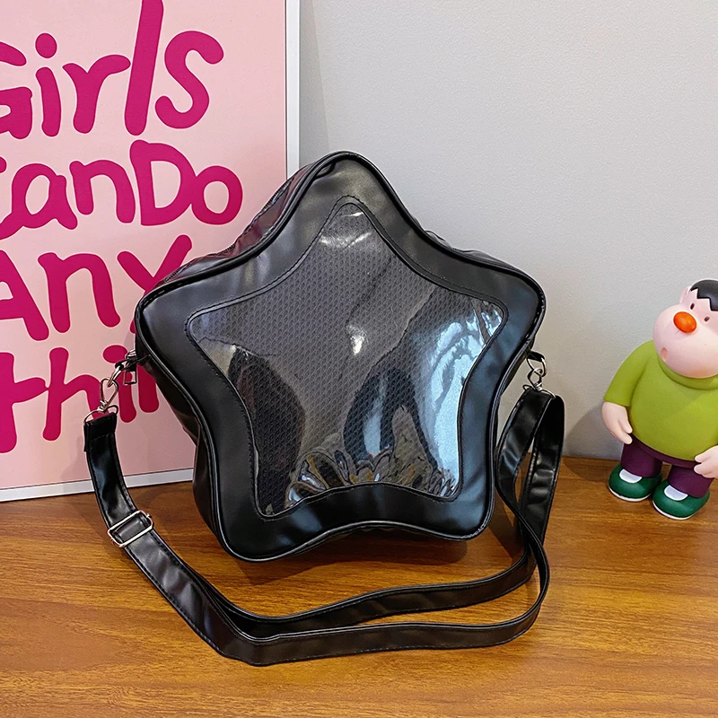 Original Cute Kawaii Ita Bag Anime Five Pointed Star Two-dimensional Crossbody Bag Street Fashion Ulzzang Shoulder Bag for Girls