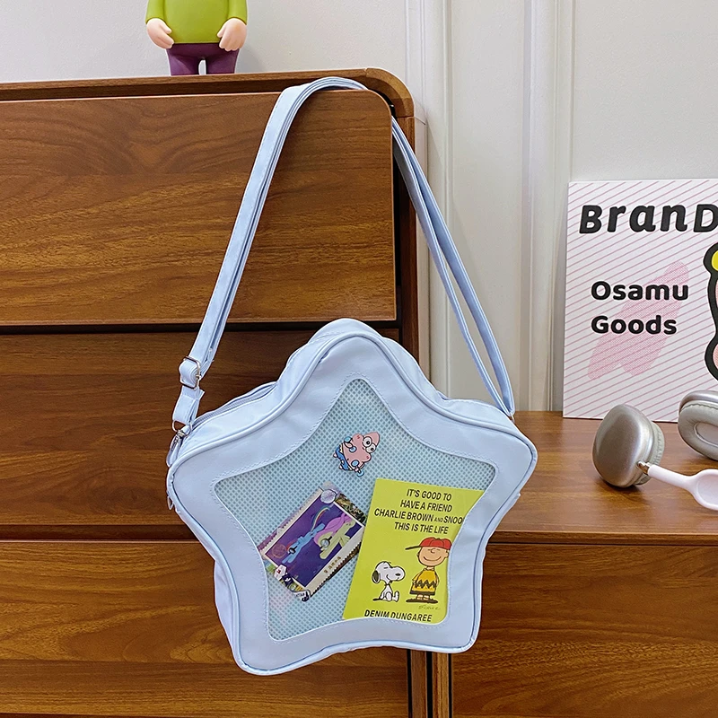 Original Cute Kawaii Ita Bag Anime Five Pointed Star Two-dimensional Crossbody Bag Street Fashion Ulzzang Shoulder Bag for Girls