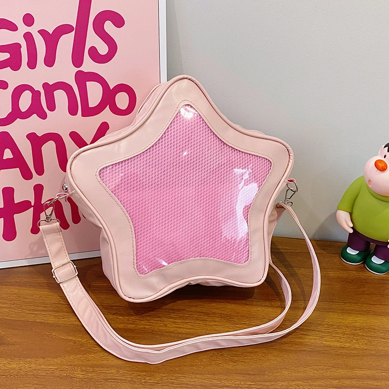 Original Cute Kawaii Ita Bag Anime Five Pointed Star Two-dimensional Crossbody Bag Street Fashion Ulzzang Shoulder Bag for Girls