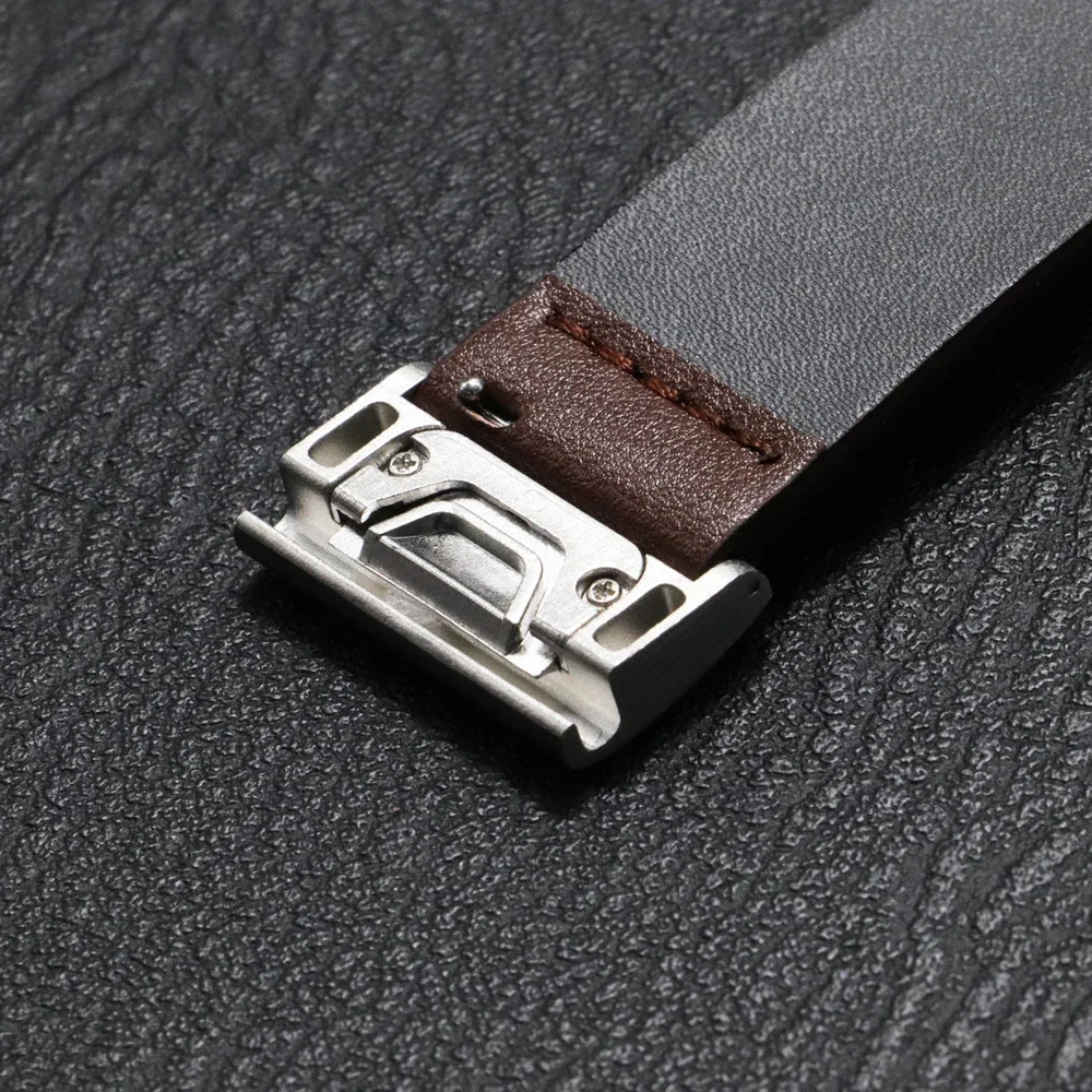 20mm 22mm 26mm Leather Watch band For Garmin Fenix 8 7 7S 7X 6S 6X 6 Watchband Wriststrap Fenix 5S 5X 5 Fenix 3 Forerunner 965