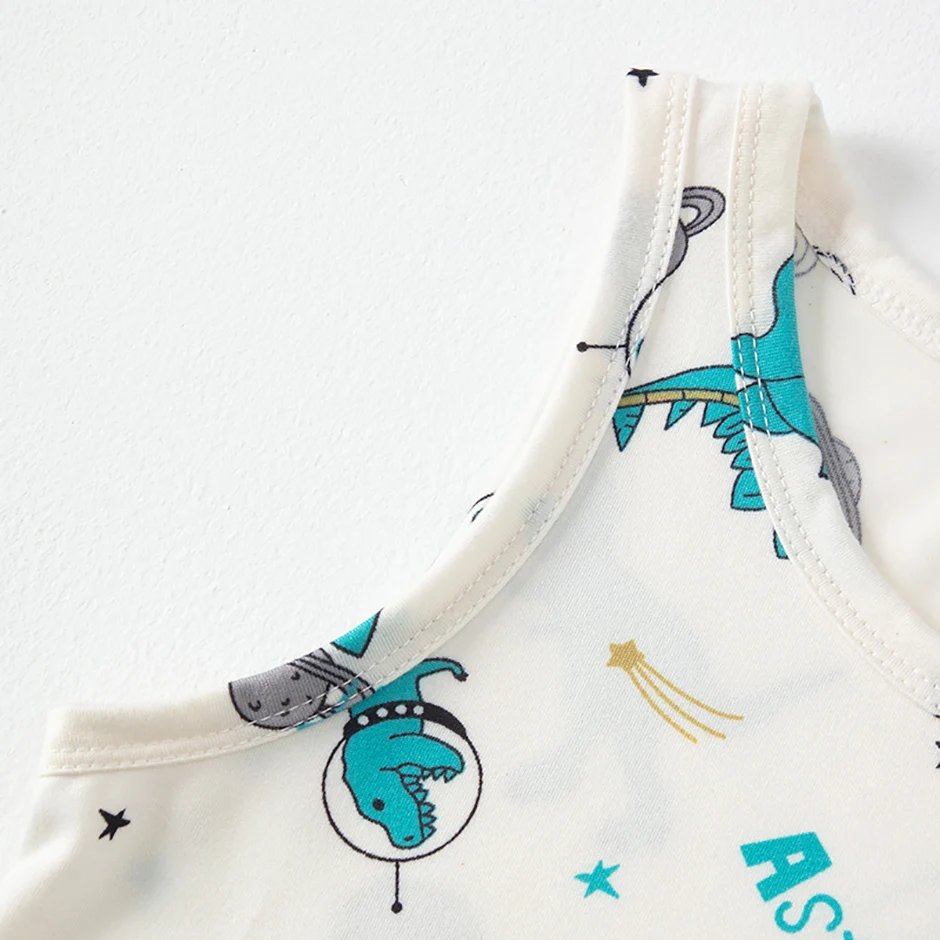 1/3/4 Pcs Children's Four Seasons Thin Solid Color Joker Vest Boy Loose And Comfortable Bottoming Shirt Girl Sweet And Lovely T