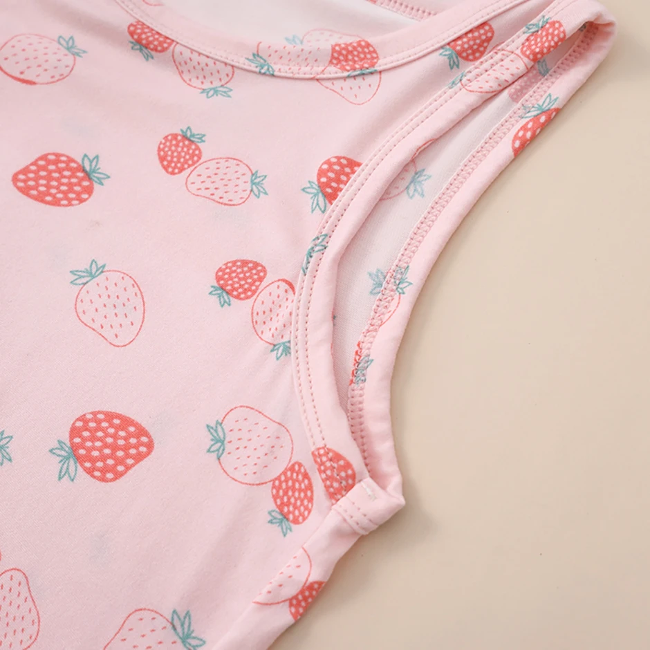1/3/4 Pcs Children's Four Seasons Thin Solid Color Joker Vest Boy Loose And Comfortable Bottoming Shirt Girl Sweet And Lovely T