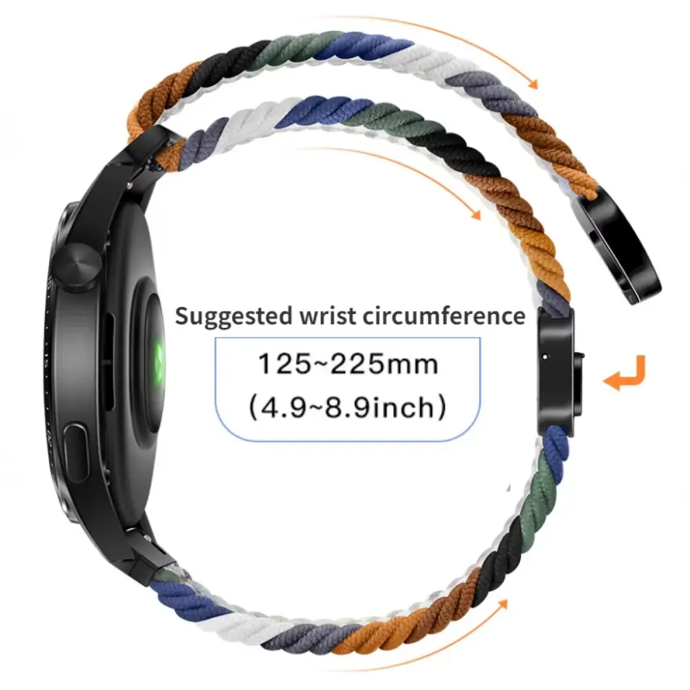 Quick Fit For Garmin 26mm 22mm Band Weaves Nylon Loop Magnetic Correa For Garmin Fenix 5 Instinct 2X Fenix 3 Strap Watchband