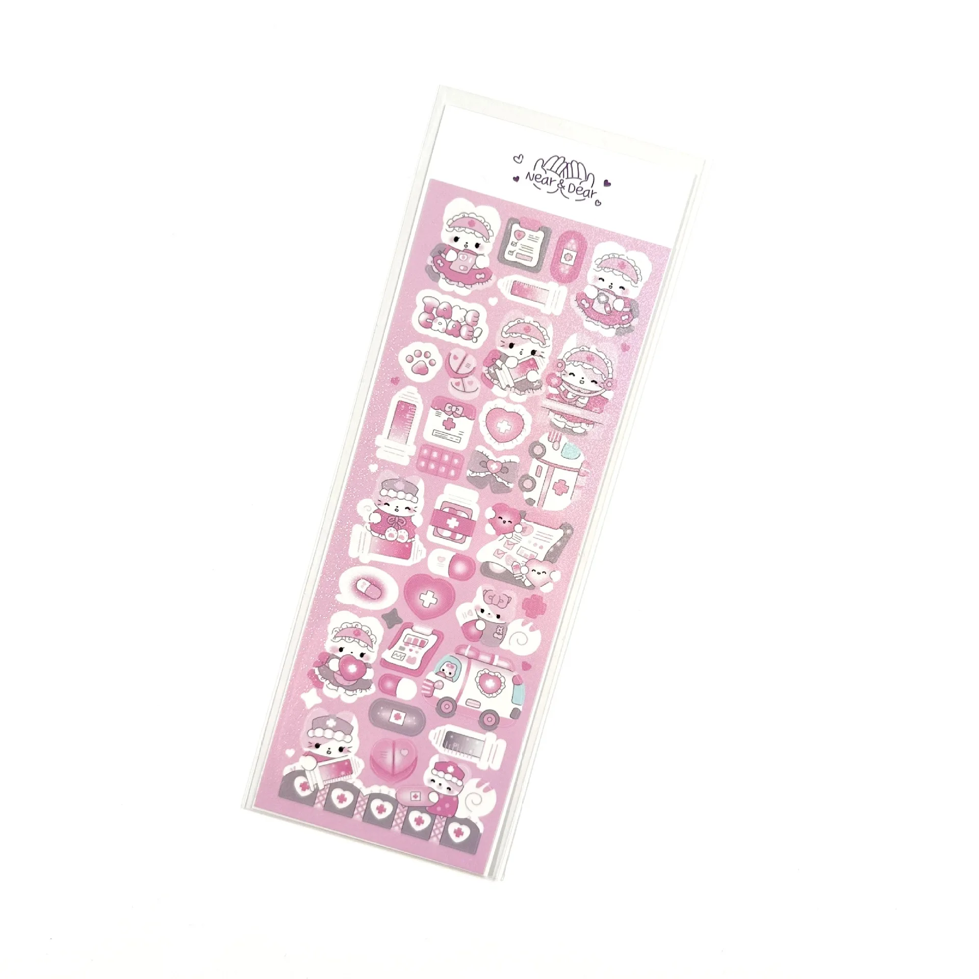 Korean Laser Kawaii Cute Cartoon Animal Stickers Handbook Star Card Photo Planner Notebook Scrapbook DIY Decorative Stickers