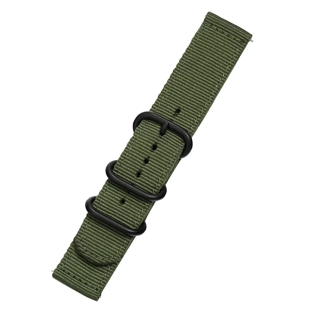 18mm 20mm 22mm 24mm Nylon Fabric Watch Bands Sport Strap For Samsung Galaxy Watch 3 Band Bands Amazfit GTR GTS Huawei GT2