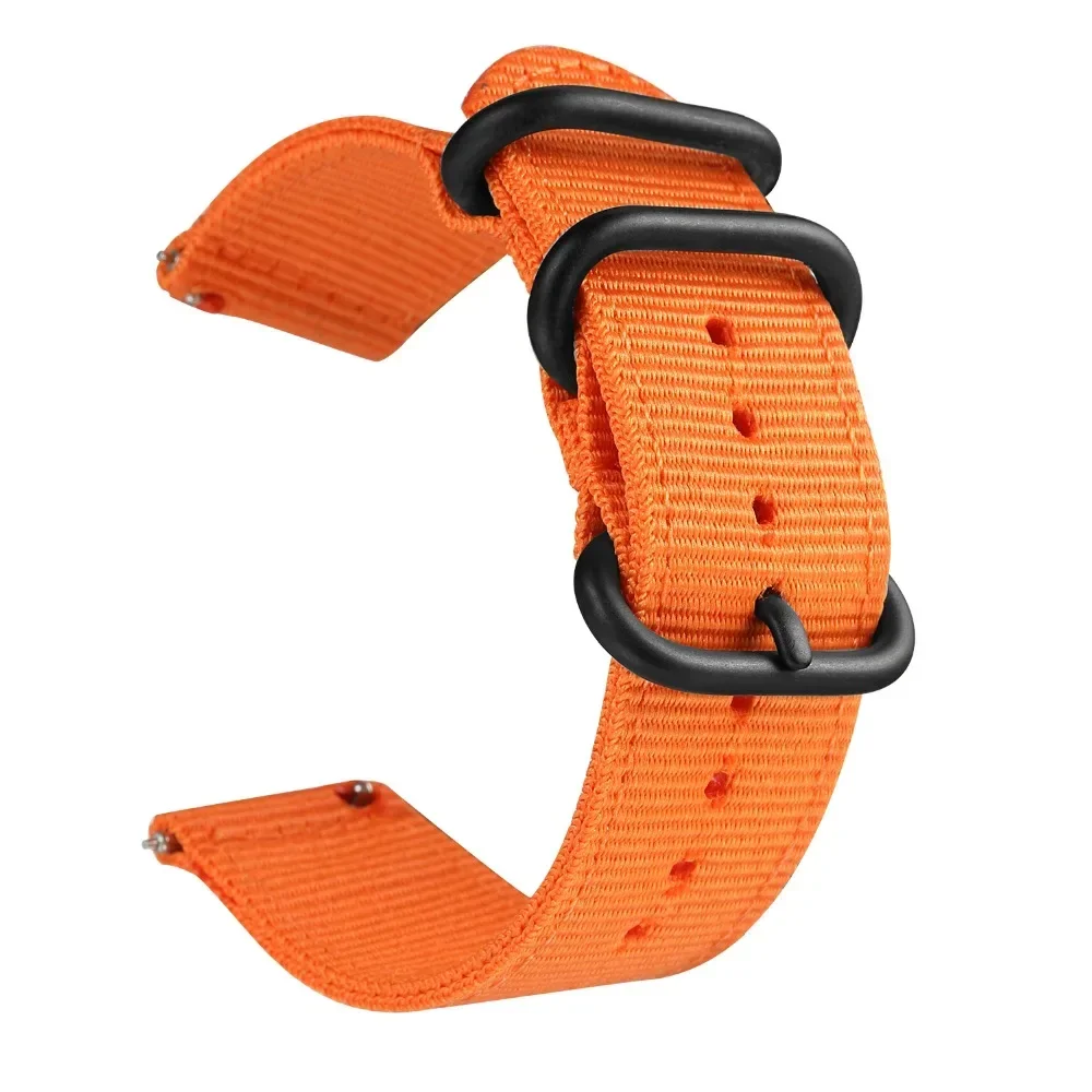 18mm 20mm 22mm 24mm Nylon Fabric Watch Bands Sport Strap For Samsung Galaxy Watch 3 Band Bands Amazfit GTR GTS Huawei GT2