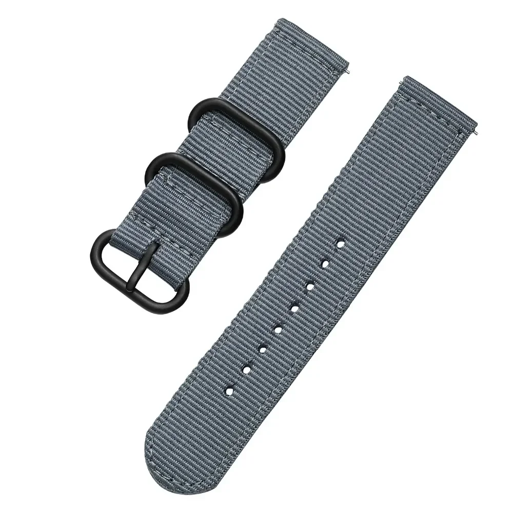 18mm 20mm 22mm 24mm Nylon Fabric Watch Bands Sport Strap For Samsung Galaxy Watch 3 Band Bands Amazfit GTR GTS Huawei GT2