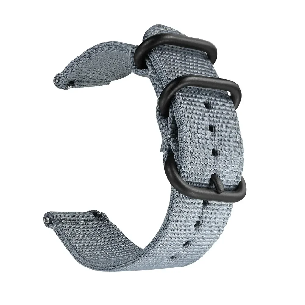 18mm 20mm 22mm 24mm Nylon Fabric Watch Bands Sport Strap For Samsung Galaxy Watch 3 Band Bands Amazfit GTR GTS Huawei GT2