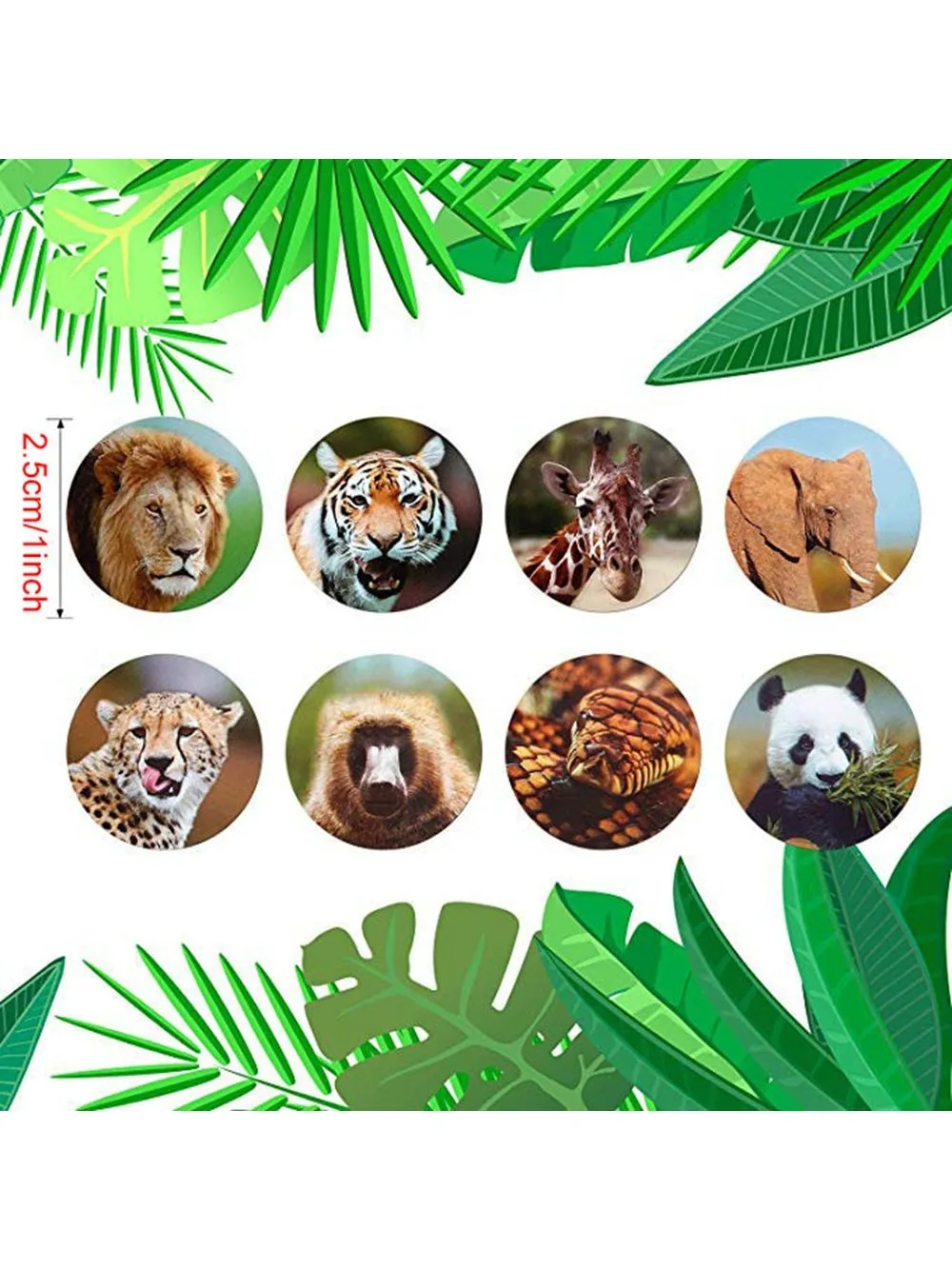 100-500pcs Animal Reward Stickers Stationery Stickers Gift Decorative Label