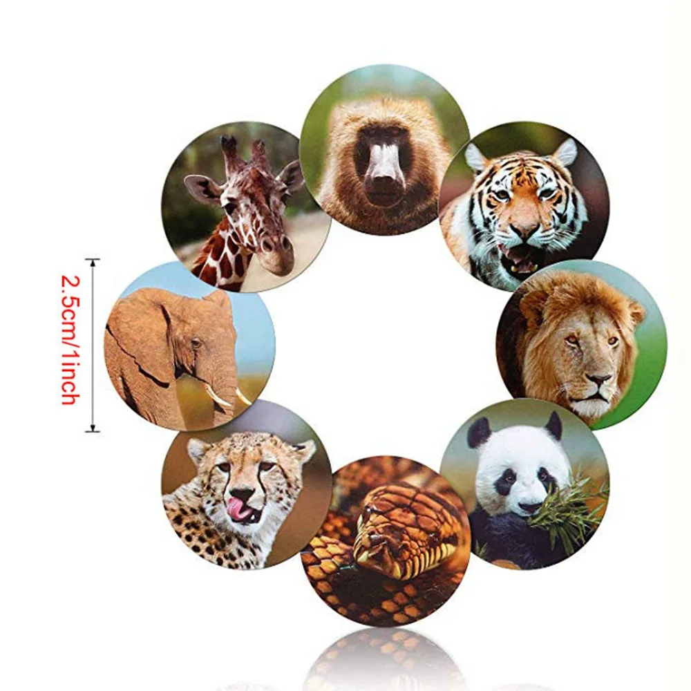 100-500pcs Animal Reward Stickers Stationery Stickers Gift Decorative Label