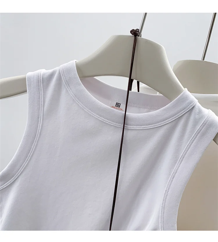 2026 Tank Top for Women Ribbed Down Sleeveless Blouse Solid Color Casual Women's Teens Trendy Basic Summer Tops