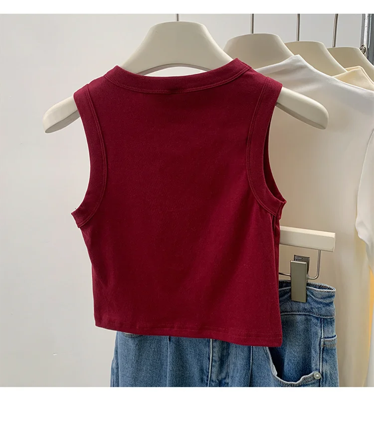 2026 Tank Top for Women Ribbed Down Sleeveless Blouse Solid Color Casual Women's Teens Trendy Basic Summer Tops