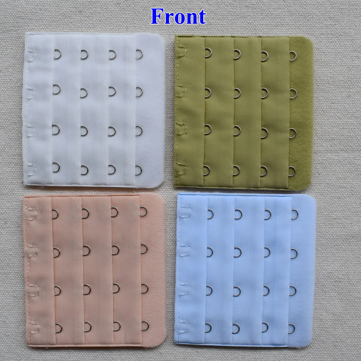 7.6cm Bra Extenders 4 Hooks 4 Rows, Adjustable Bra Strap Extension for Women, Plus Size/Maternity Comfort Underwear Accessories