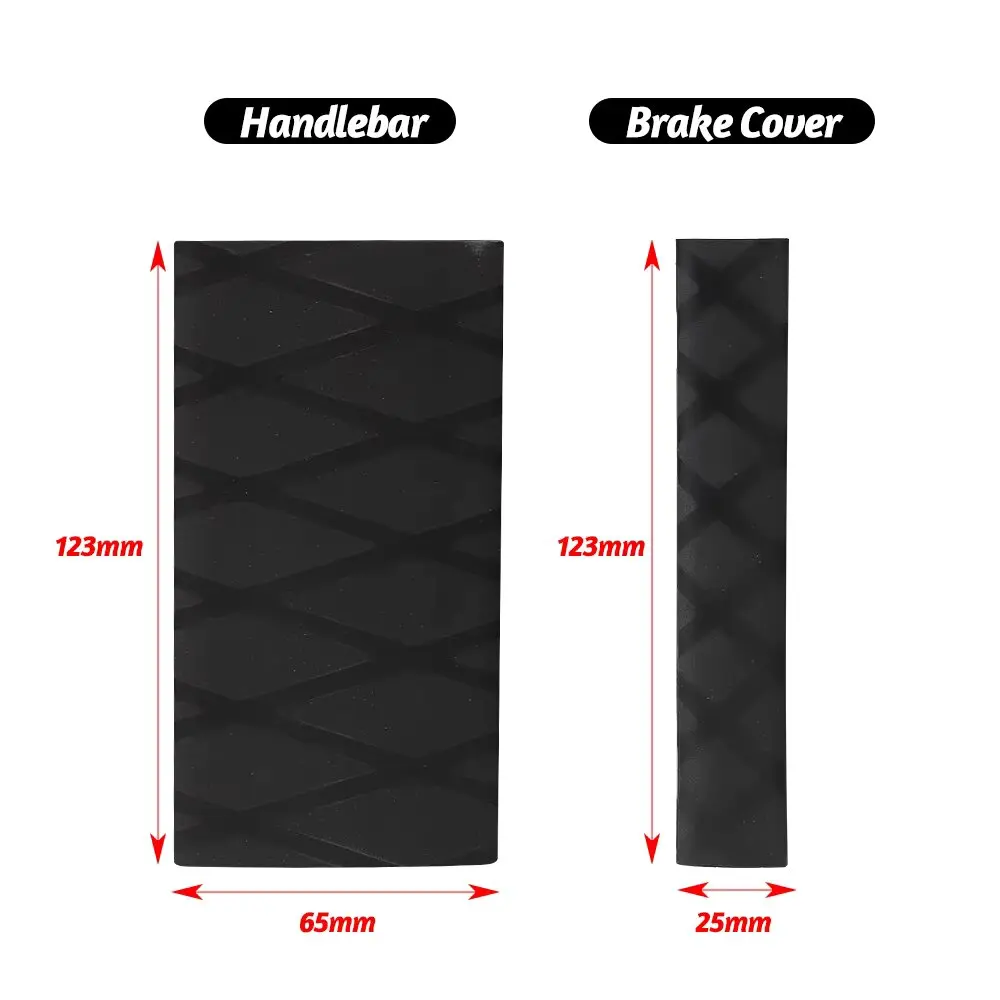 SEAMETAL Motorcycle Handlebar Covers Motorbike Heat Shrinkable Grip Cover Anti Slip Safety Brake Grip Sleeve Protector Covers