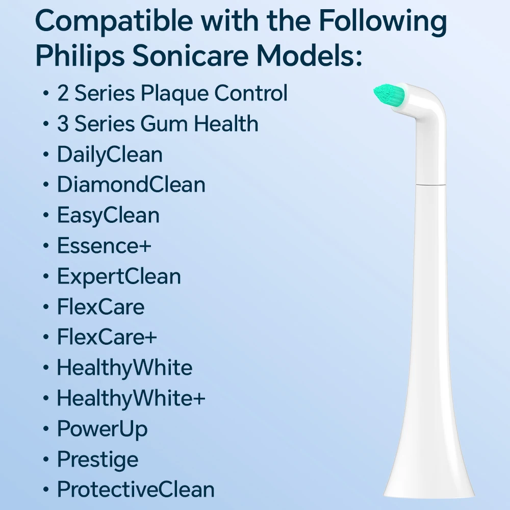 Compatible with Philips Sonicare Electric Toothbrush Replacement Brush Heads, Multifunctional Brush Head for 2100 4100 4300 5100