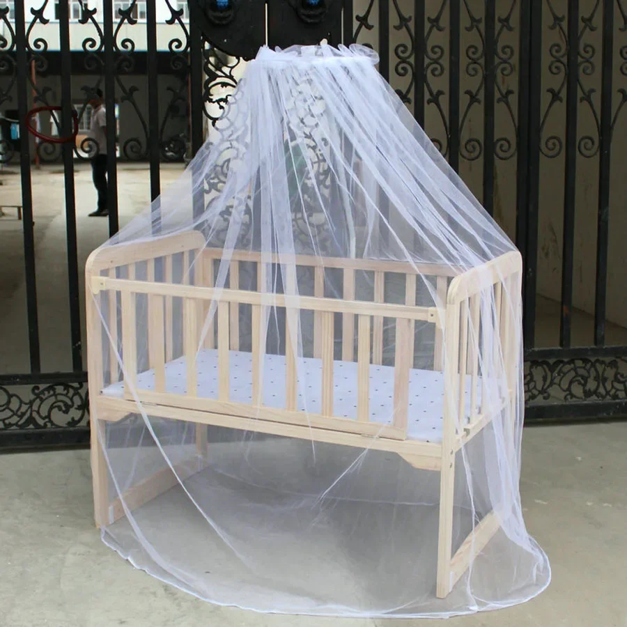 Summer Crib Mosquito Net Baby Mesh Hung Dome Mosquito Net Anti-mosquito Universal Newborn Infants Bed Net Decoration 160*450cm
