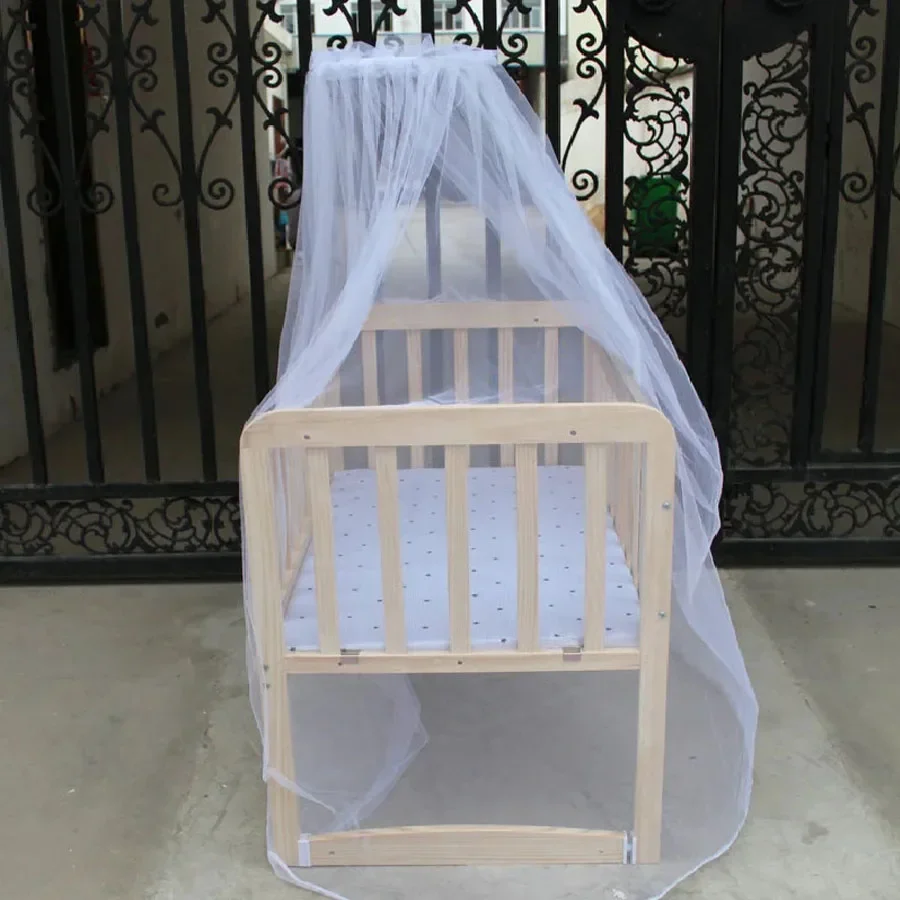 Summer Crib Mosquito Net Baby Mesh Hung Dome Mosquito Net Anti-mosquito Universal Newborn Infants Bed Net Decoration 160*450cm