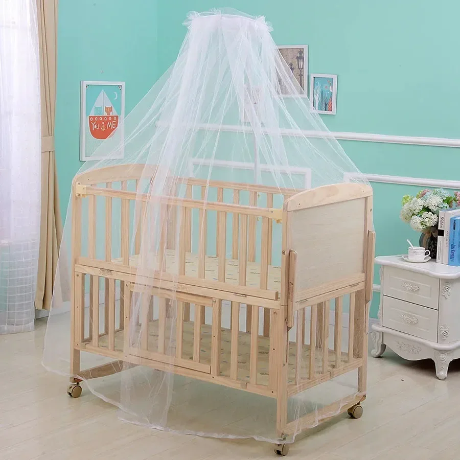 Summer Crib Mosquito Net Baby Mesh Hung Dome Mosquito Net Anti-mosquito Universal Newborn Infants Bed Net Decoration 160*450cm