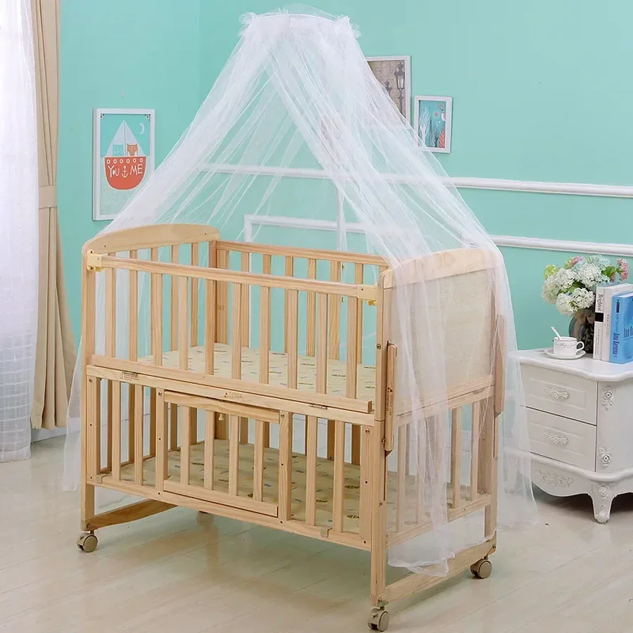Summer Crib Mosquito Net Baby Mesh Hung Dome Mosquito Net Anti-mosquito Universal Newborn Infants Bed Net Decoration 160*450cm