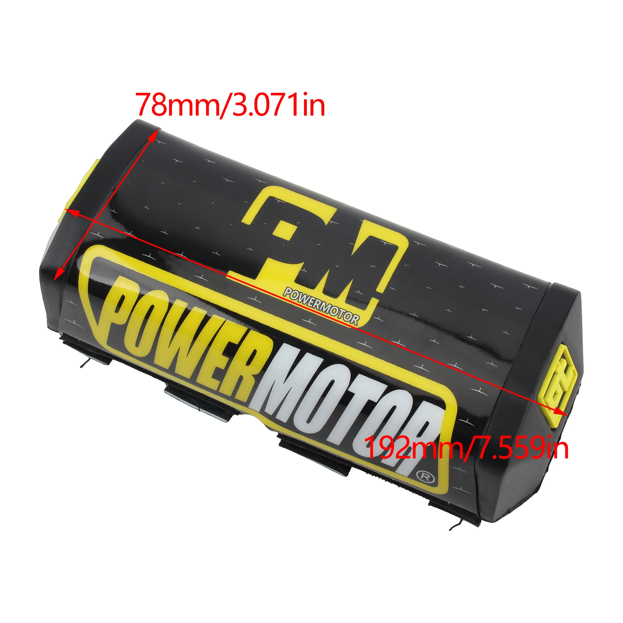 PowerMotor Motorcycle Handlebar Bumper Bar Pad Chest Protector Pad Motocross Dirt Bike 1-1/8" Handlebar Bumpers Mousse Guidon