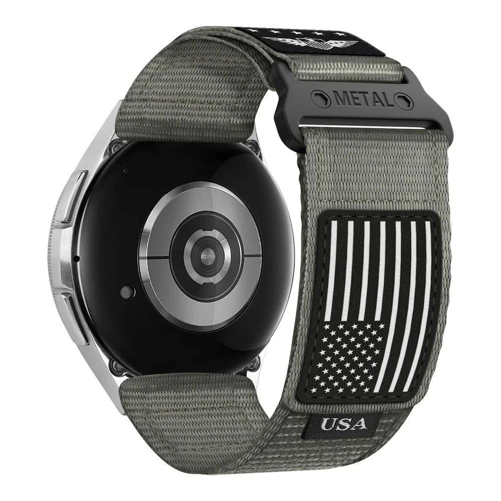 20mm 22mm Straps for Samsung Galaxy watch 6 classic/5 Pro/7/4/Gear s3 Rugged Nylon Fabric bracelet correa HUAWEI GT2e 3 4 5 Band