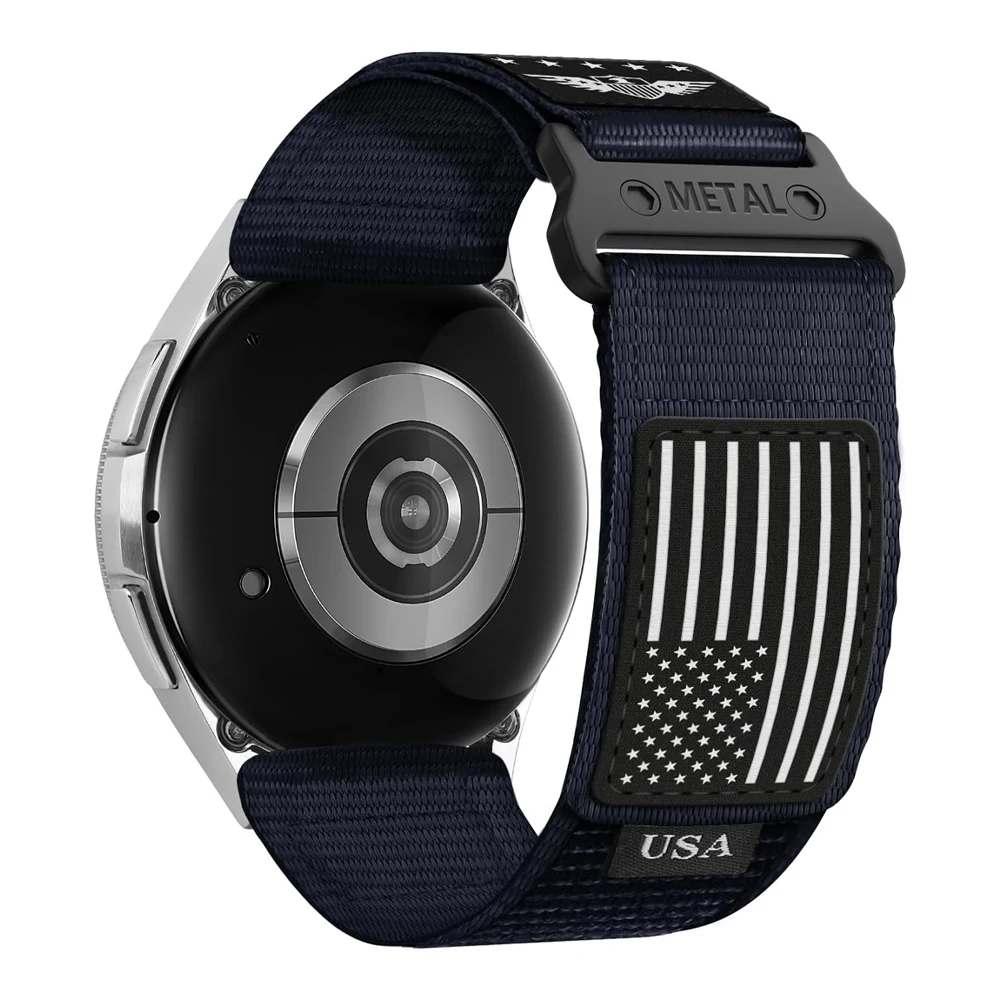 20mm 22mm Straps for Samsung Galaxy watch 6 classic/5 Pro/7/4/Gear s3 Rugged Nylon Fabric bracelet correa HUAWEI GT2e 3 4 5 Band