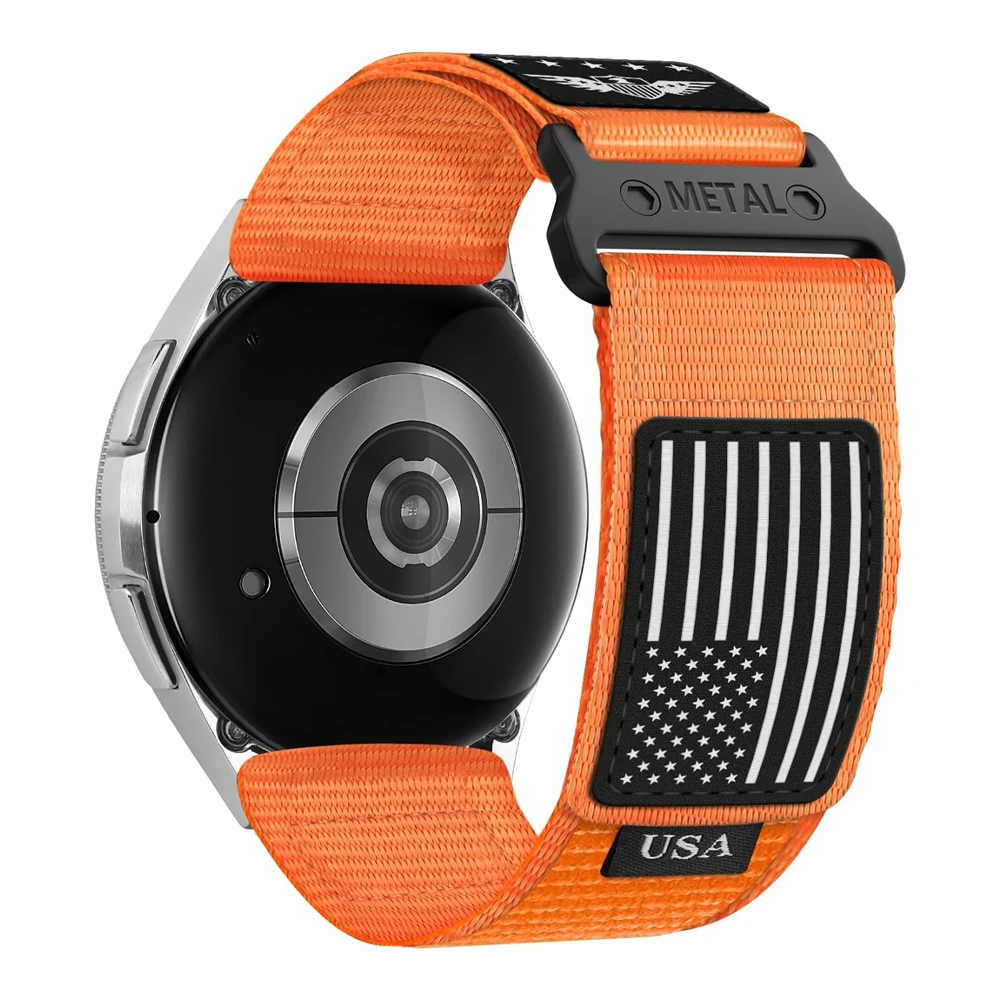 20mm 22mm Straps for Samsung Galaxy watch 6 classic/5 Pro/7/4/Gear s3 Rugged Nylon Fabric bracelet correa HUAWEI GT2e 3 4 5 Band