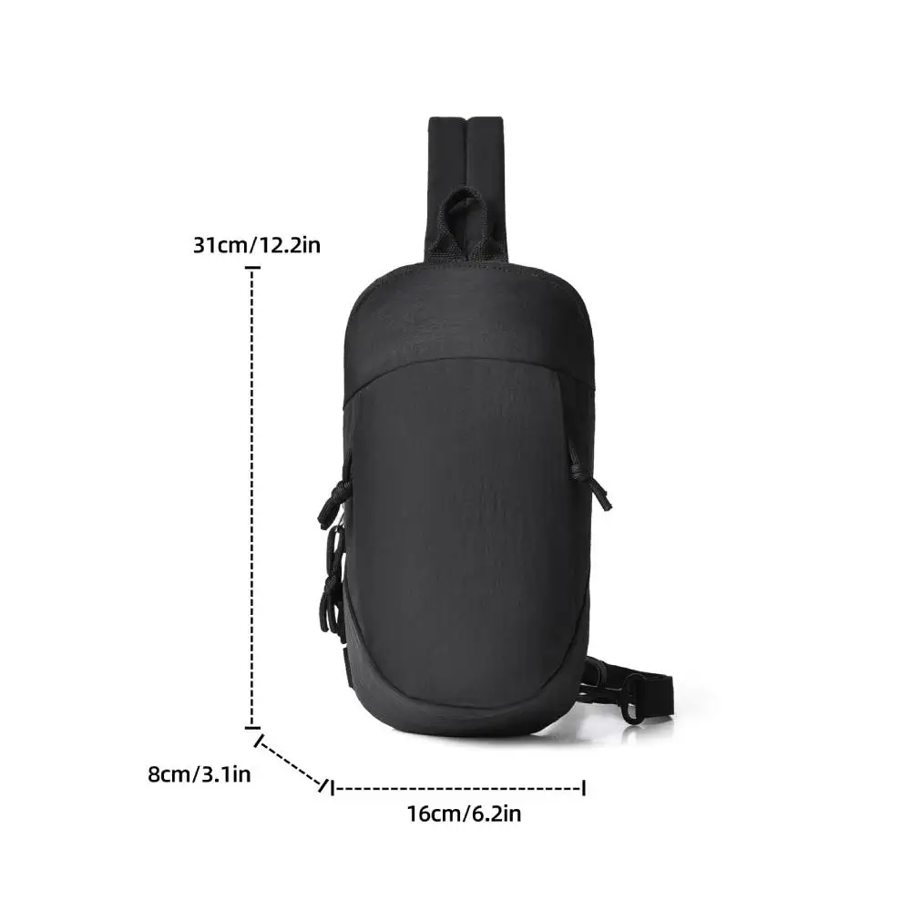 Men And Women Waist Packs Lightweight Stylish Crossbody Bag,Daily Commute Chest Bag Travel Casual Messenger Bag