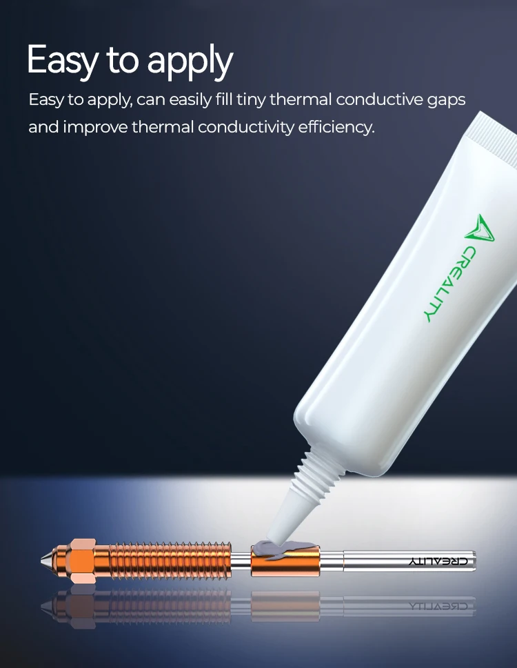Creality Thermal Grease High Thermal Conductivity Excellent Temperature Performance for 3D Printers