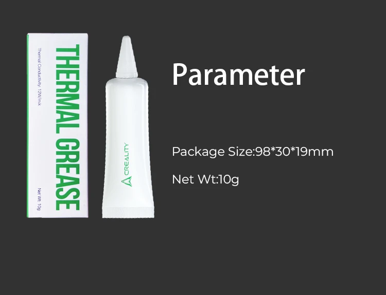 Creality Thermal Grease High Thermal Conductivity Excellent Temperature Performance for 3D Printers