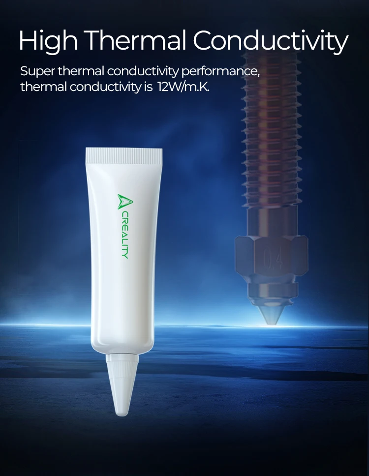 Creality Thermal Grease High Thermal Conductivity Excellent Temperature Performance for 3D Printers