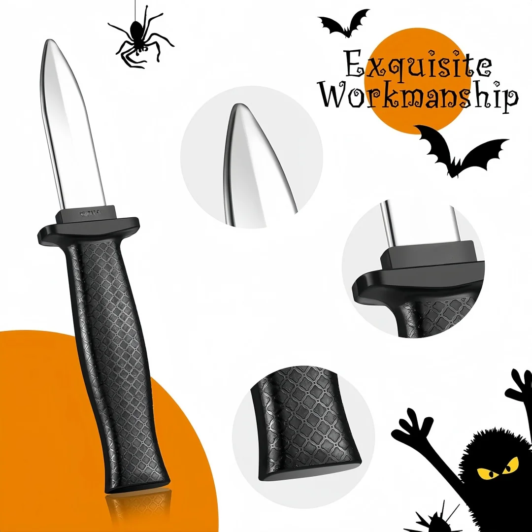 Simulated Telescopic Knife Plastic Props Knife Fake Skills Small Tool Toys Suitable for Halloween April Fool's Day Parties Prank