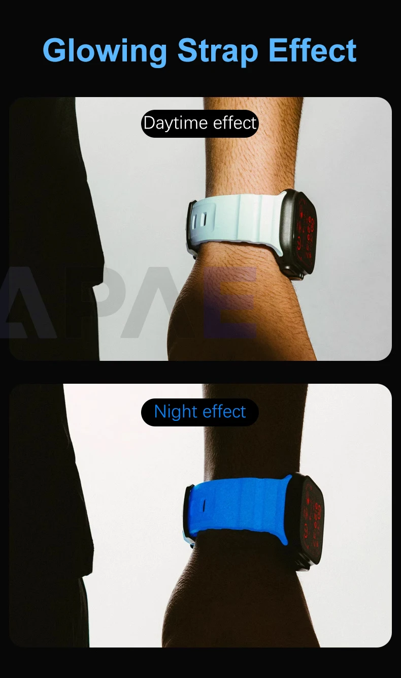 Sport Band For Apple Watch Ultra 2 10 9 8 7 6 SE 5 Silicone Titanium Breathable Bracelet Strap For iWatch 42mm 44 45mm 46mm 49mm