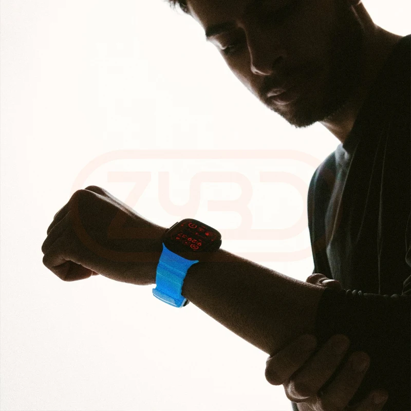 Sport Band For Apple Watch Ultra 2 10 9 8 7 6 SE 5 Silicone Titanium Breathable Bracelet Strap For iWatch 42mm 44 45mm 46mm 49mm