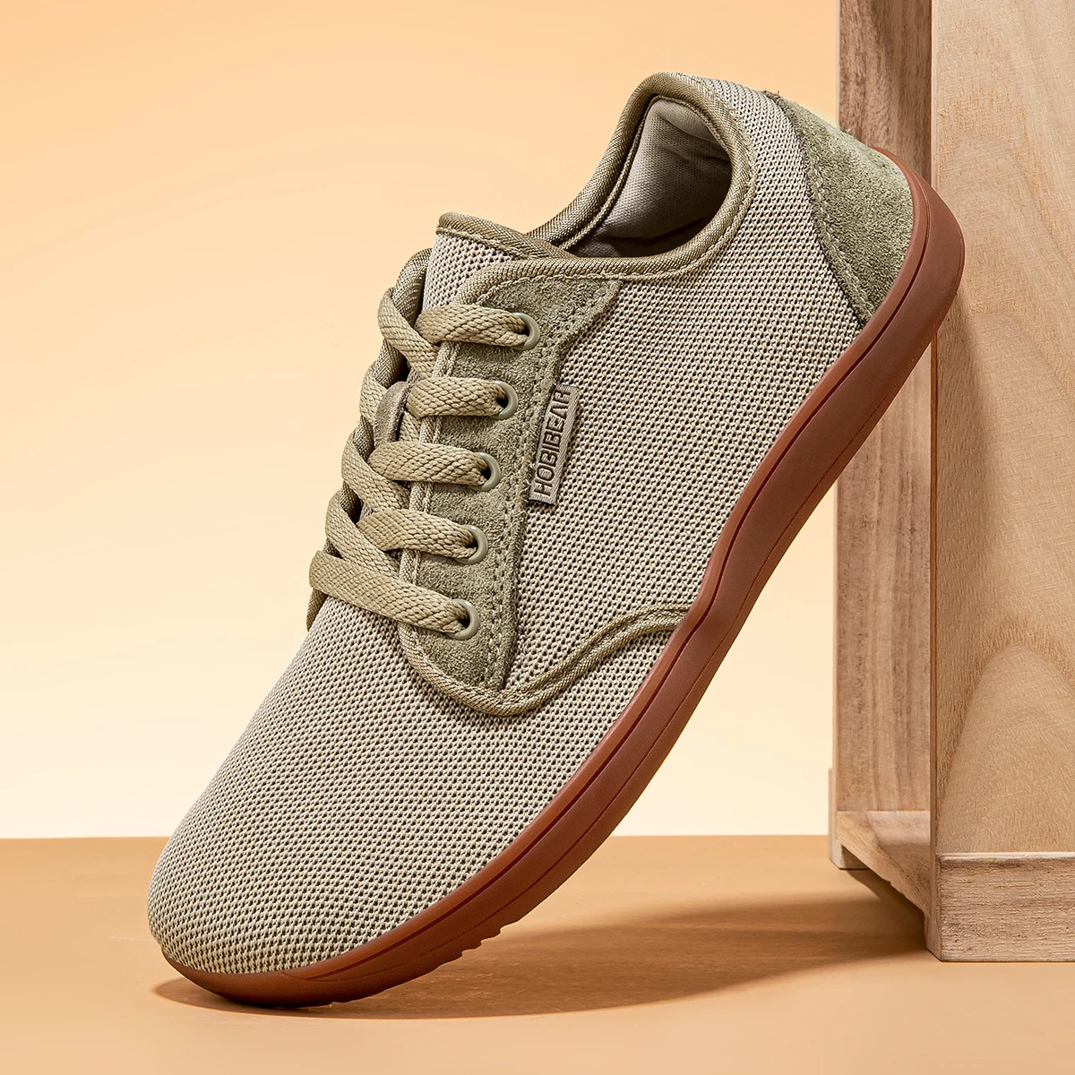 HOBIBEAR Minimalist Barefoot Shoes Unisex Wide Toe Zero Drop Walking Sneakers Mesh Lightweight Breathable Shoes