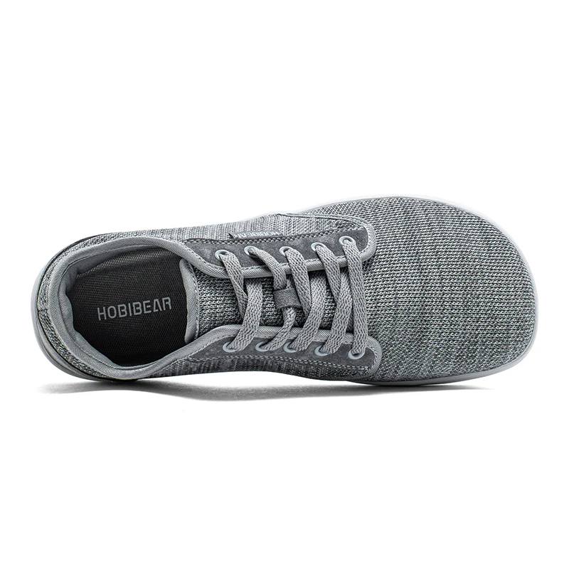HOBIBEAR Minimalist Barefoot Shoes Unisex Wide Toe Zero Drop Walking Sneakers Mesh Lightweight Breathable Shoes