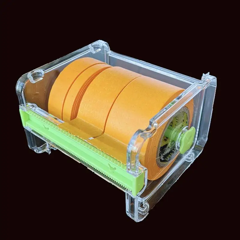 Tape Dispenser Cutter Masking Tape Storage Box Portable Stationery Masking Tape Cutter Model Tools DIY Painting Model