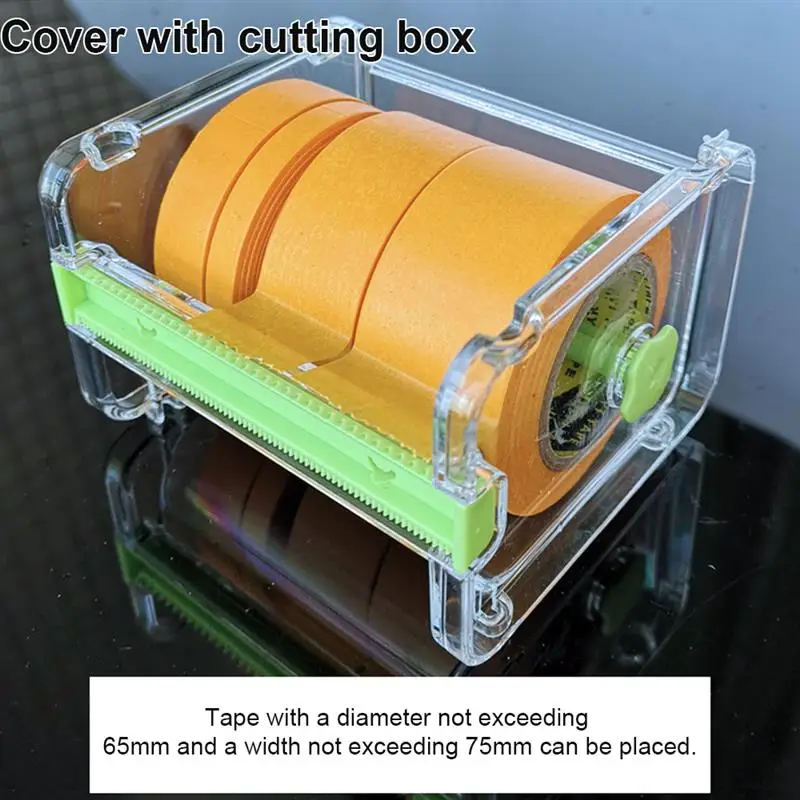 Tape Dispenser Cutter Masking Tape Storage Box Portable Stationery Masking Tape Cutter Model Tools DIY Painting Model
